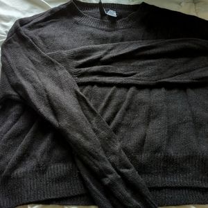 Medium sized black H&M divided sweater